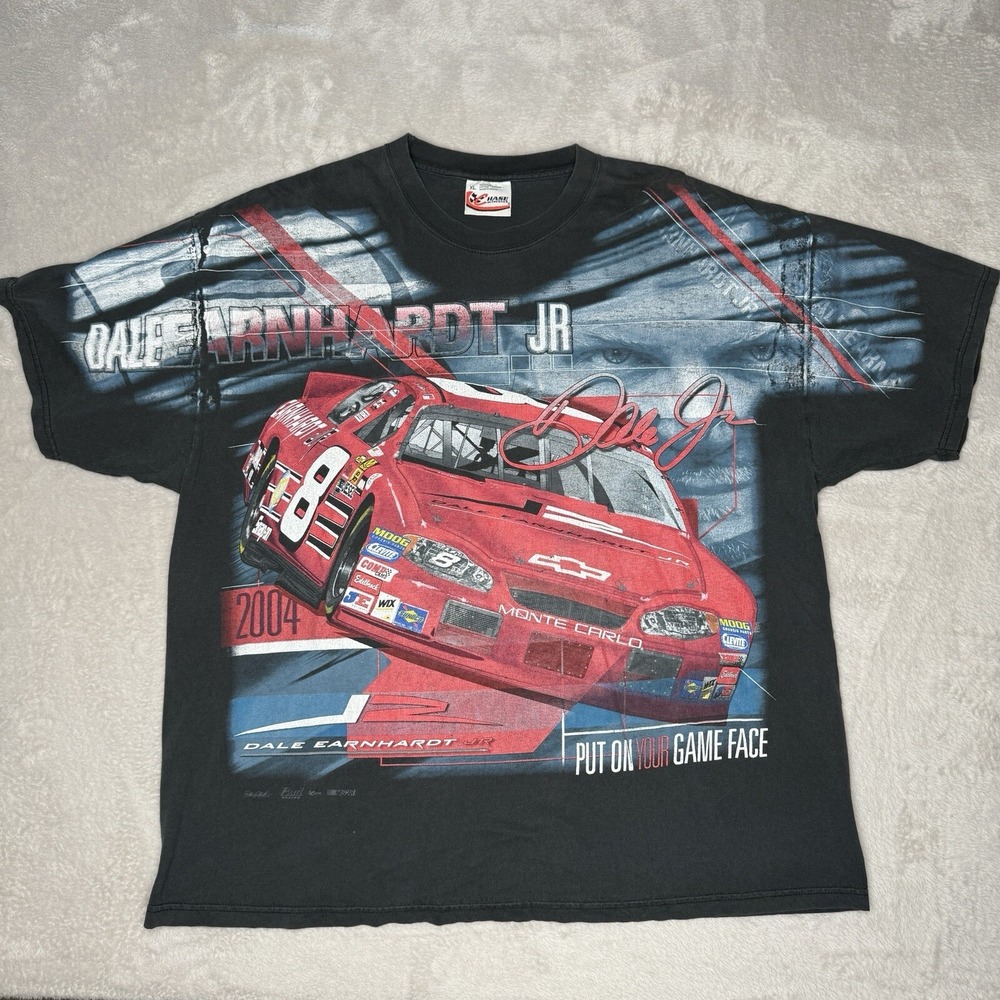 Vintage Nascar Men's‎ Dale Earnhardt Shirt Size Extra Large Preowned AOP